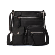 Kallie | Vegan Mushroom Multi-Pocket Crossbody Bag