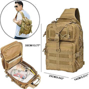Sincere | Men's Tactical Large Travel Crossbody Sling Bag
