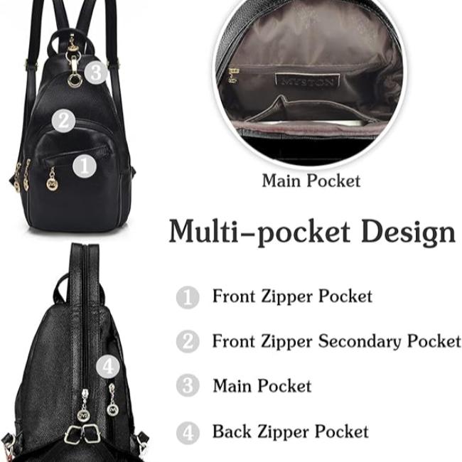Dalia | Women's Waterproof Convertible Crossbody Sling Bag Backpack