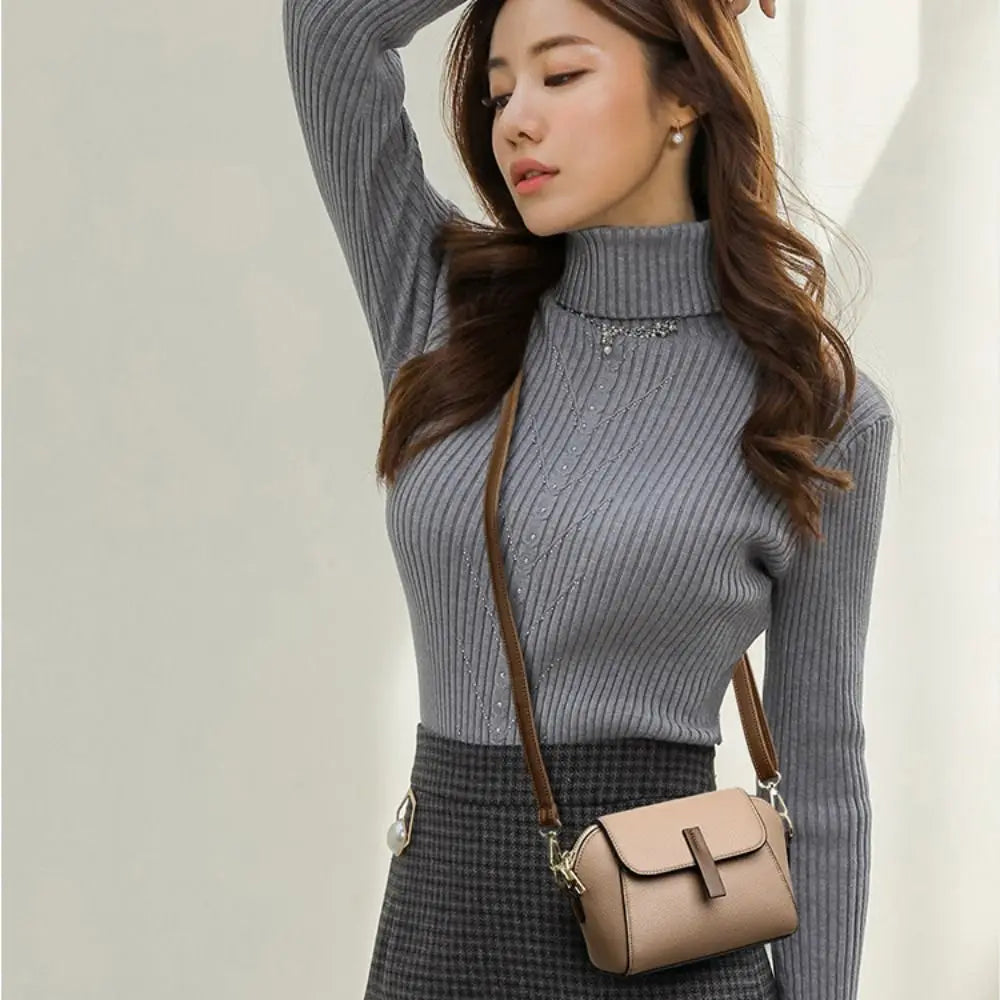 Chaya | Women's Compact Leather Crossbody Sling Handbag