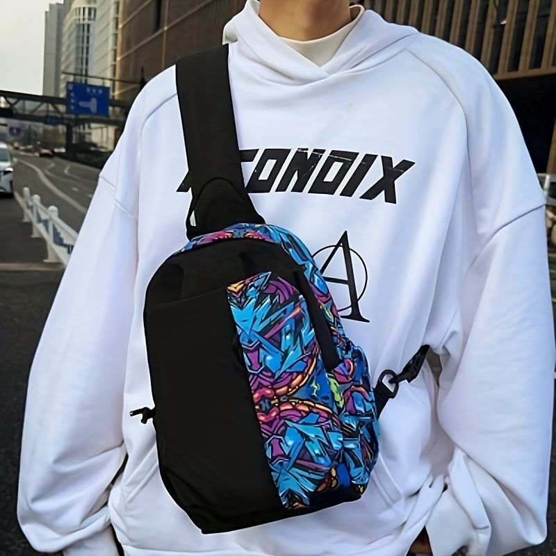 Armani  | Graffiti-Style Anti-Theft Crossbody Bag