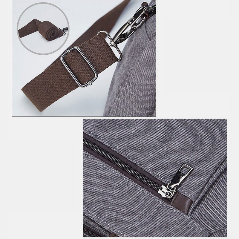 Large Versatile Multi-Pocket Crossbody Bag