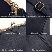 Nia | Vintage Kiss-Lock Crossbody Bag
