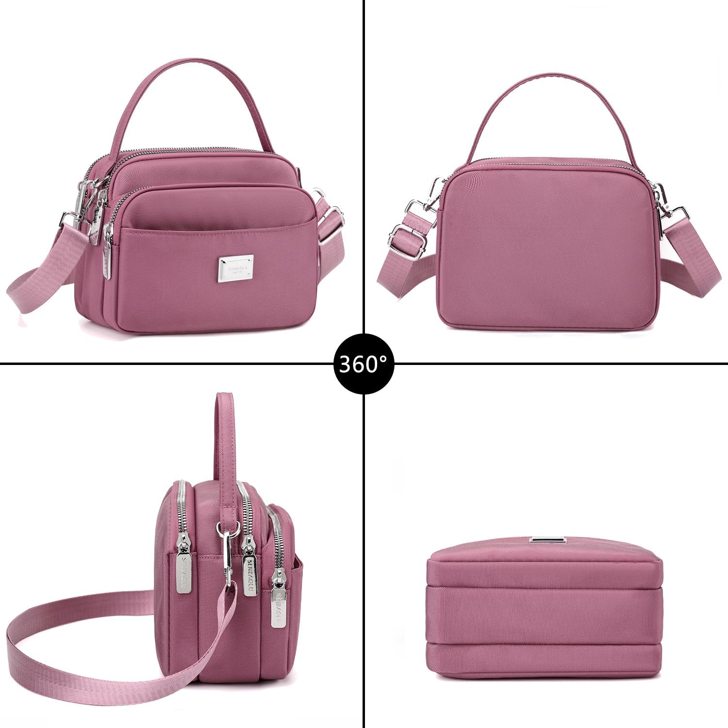 Sasha | Compact Multi-Pocket Crossbody Bag