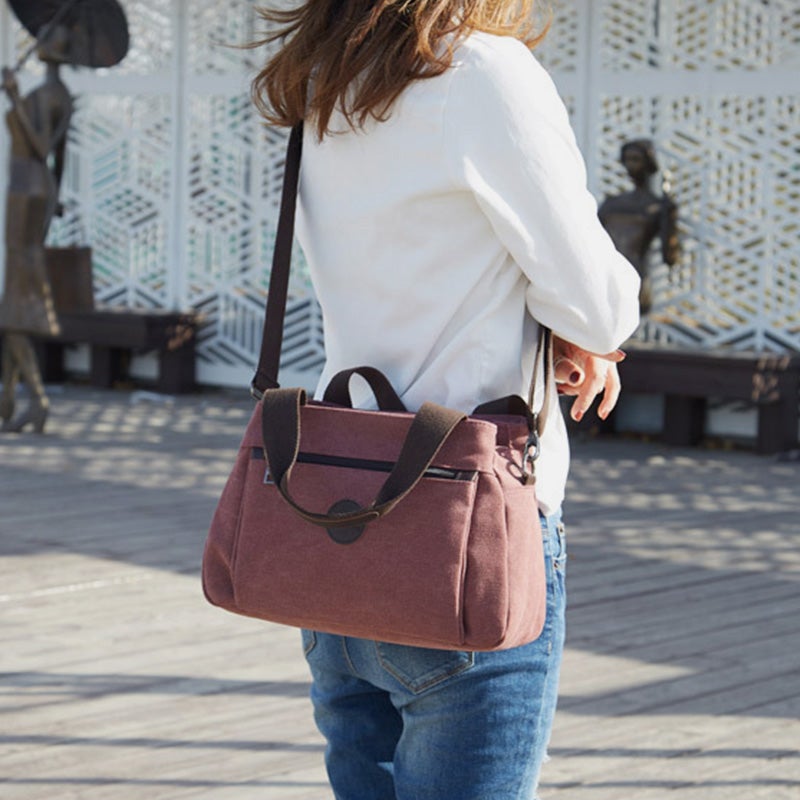 Large Versatile Multi-Pocket Crossbody Bag