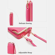 Versatile Large Capacity Kiss-Lock Handbag for Your Phone