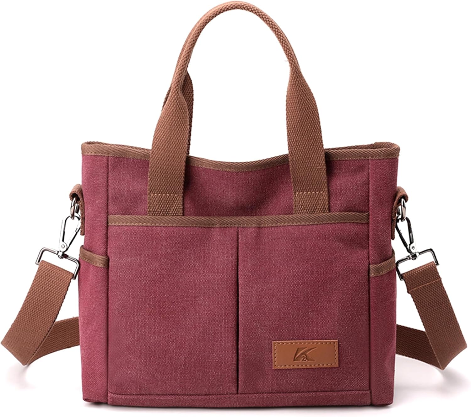 Mavis | Multi-Pocket Canvas Crossbody Bag