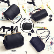 Nia | Vintage Kiss-Lock Crossbody Bag