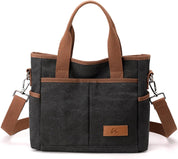 Mavis | Multi-Pocket Canvas Crossbody Bag