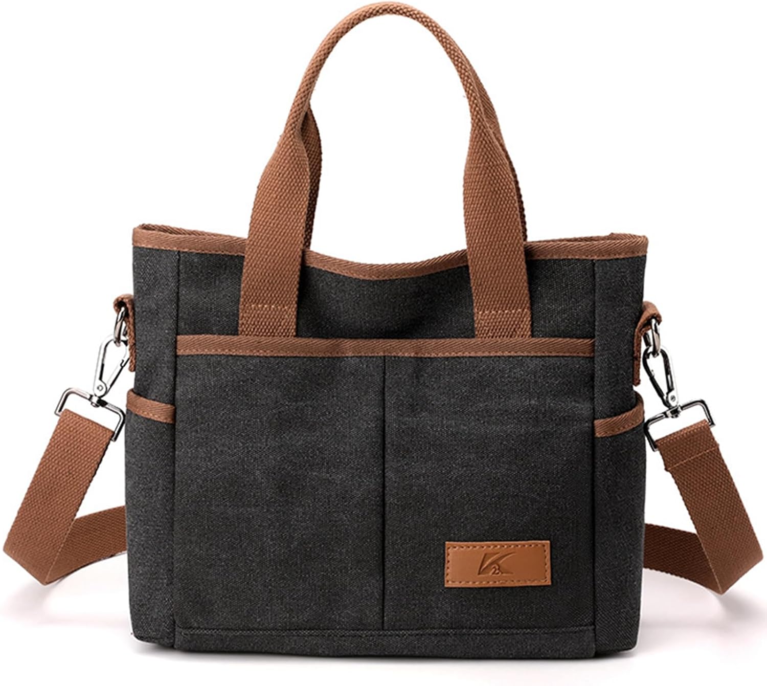 Mavis | Multi-Pocket Canvas Crossbody Bag
