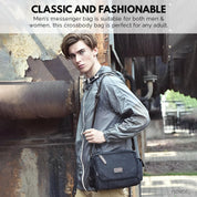 Rowan | Vintage Canvas Crossbody Messenger Bag
