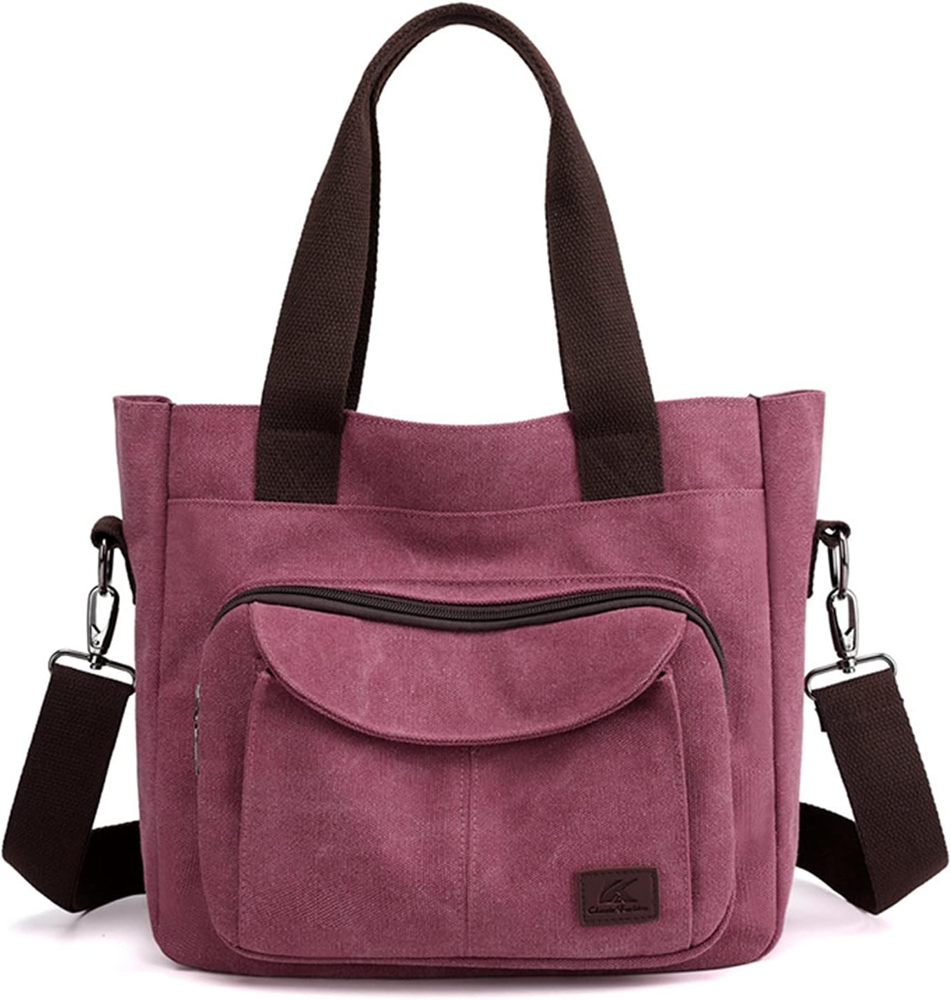Love | Fashionable Multi-Pocket Canvas Crossbody Bag