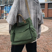 Maddox | Canvas Crossbody Tote Bag
