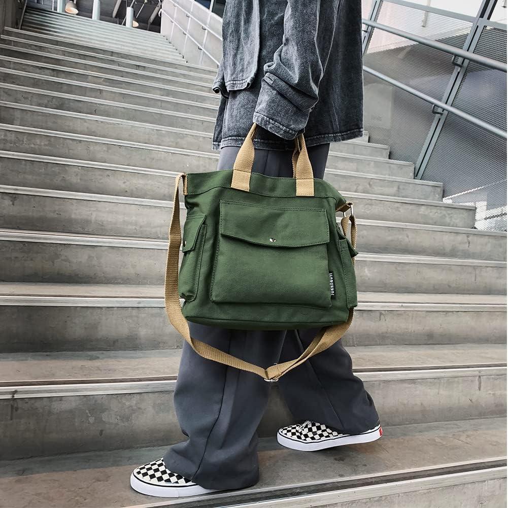 Maddox | Canvas Crossbody Tote Bag