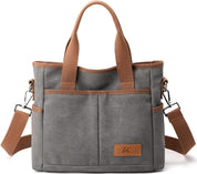 Mavis | Multi-Pocket Canvas Crossbody Bag