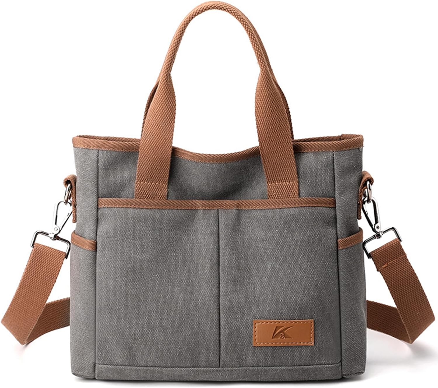 Mavis | Multi-Pocket Canvas Crossbody Bag