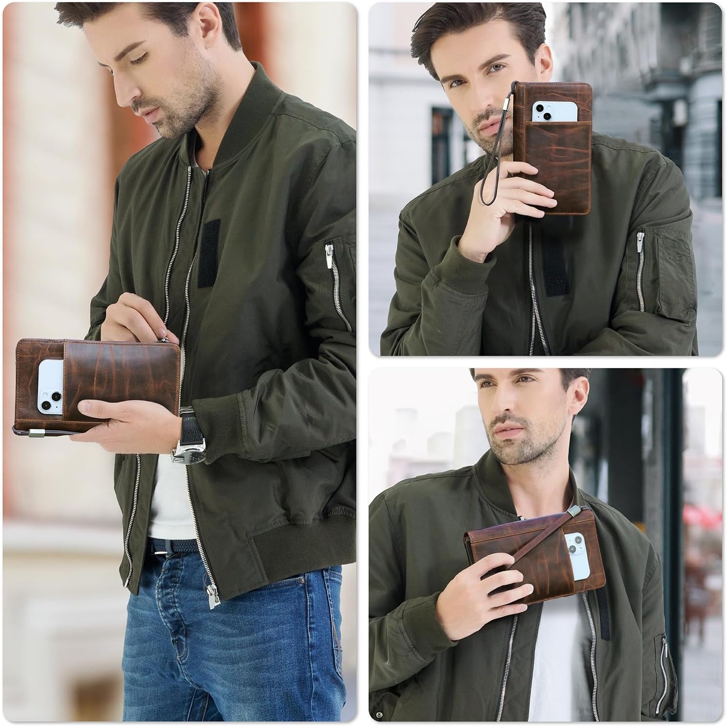 Ocean | Top Grain Leather Passport Wallet
