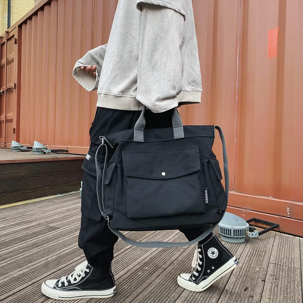 Maddox | Canvas Crossbody Tote Bag