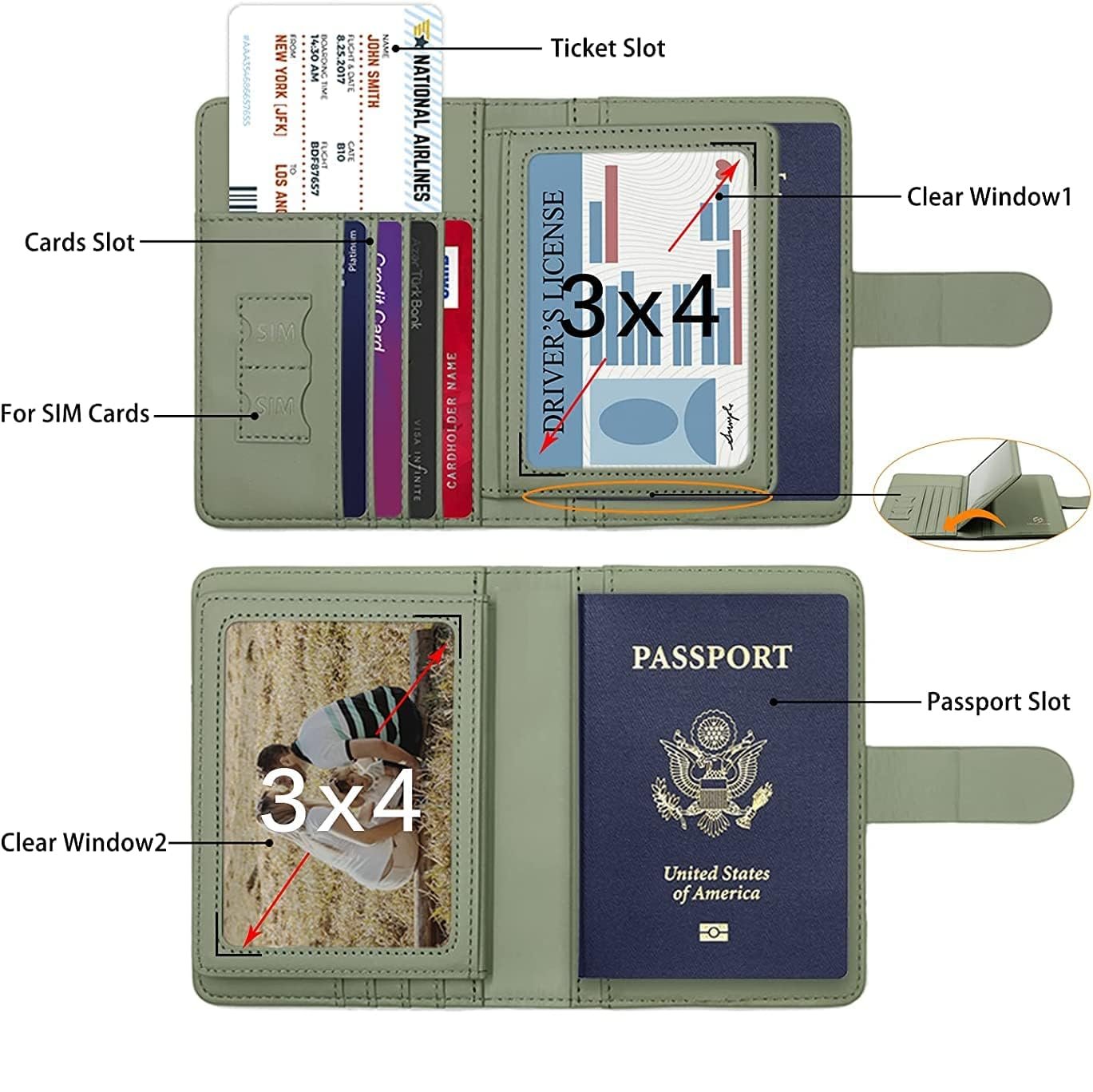 Maddie | RFID Secure Passport Holder