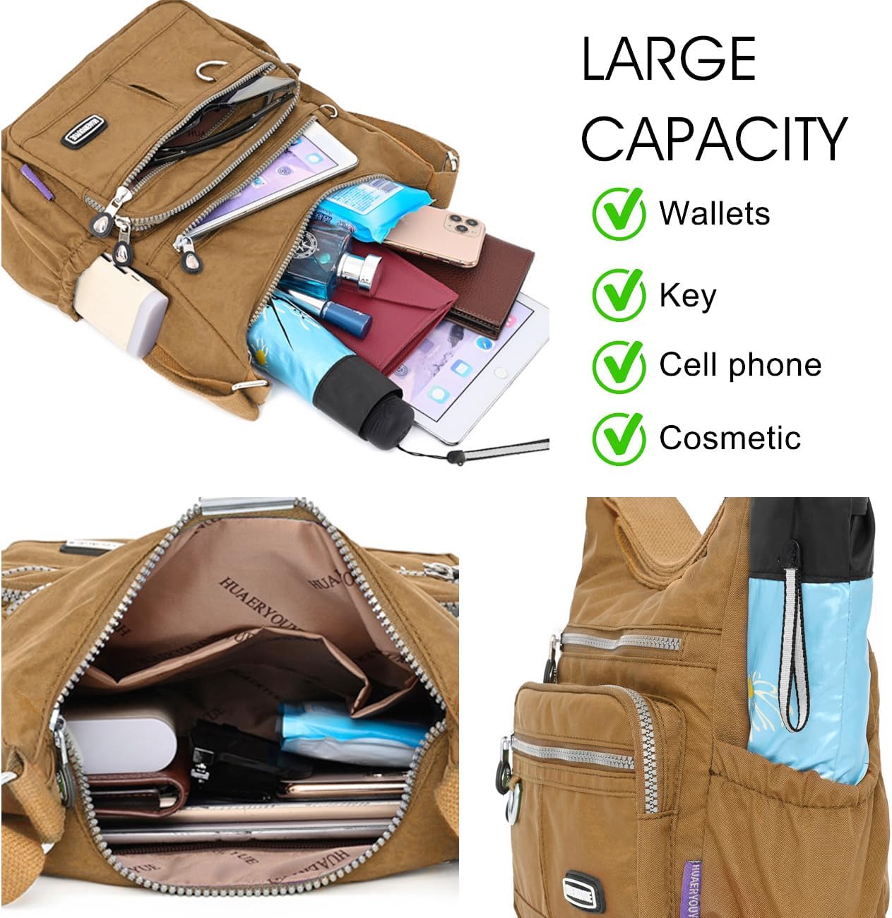 Amaia | Urban Explorer Multi-Pocket Crossbody
