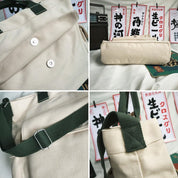 Maddox | Canvas Crossbody Tote Bag