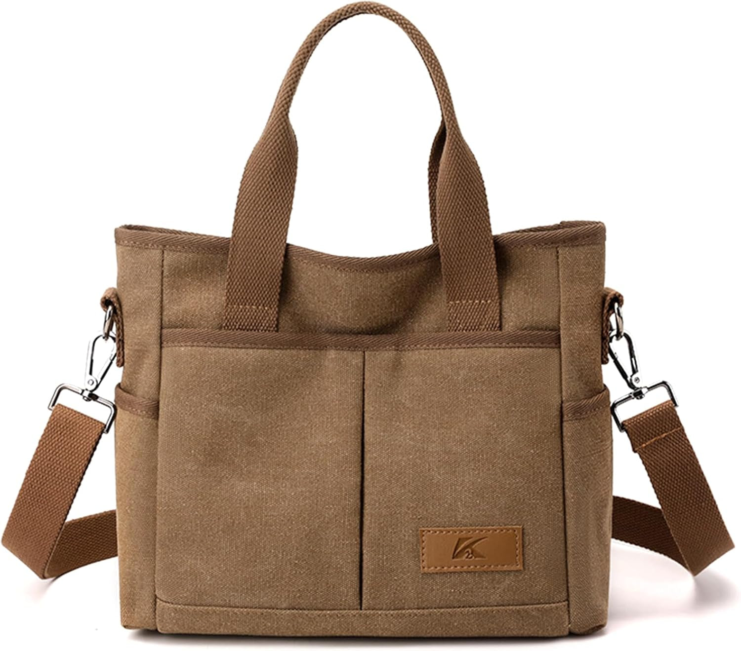 Mavis | Multi-Pocket Canvas Crossbody Bag