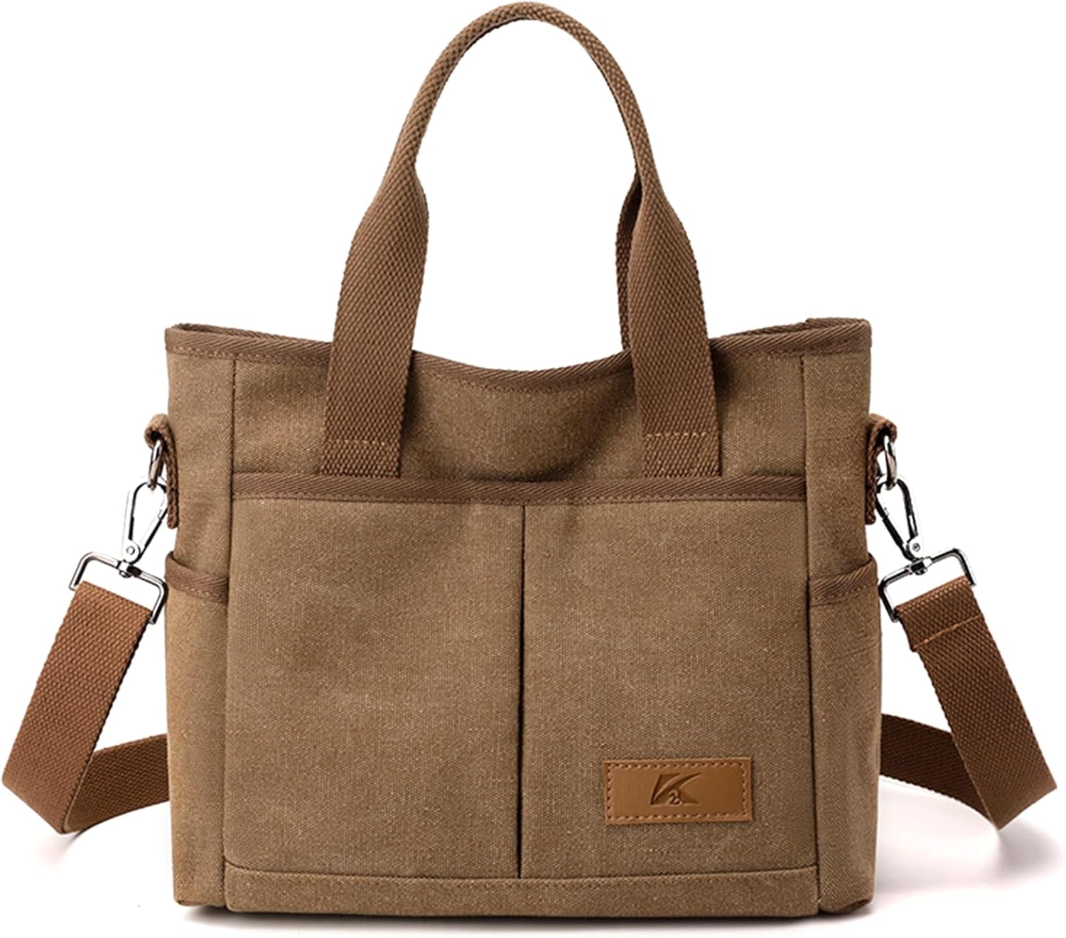 Mavis | Multi-Pocket Canvas Crossbody Bag