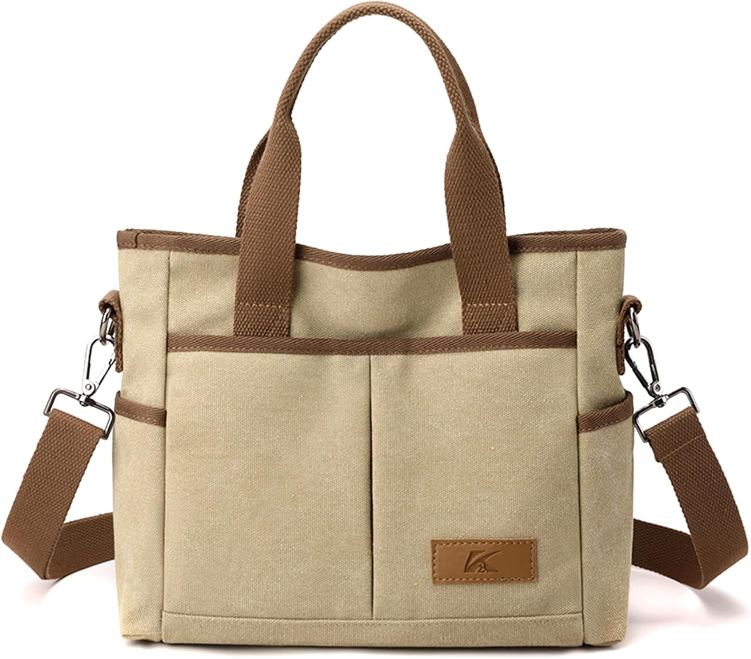 Mavis | Multi-Pocket Canvas Crossbody Bag
