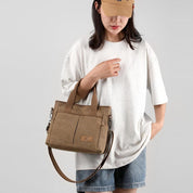 Mavis | Multi-Pocket Canvas Crossbody Bag