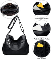 Brynleigh | Multi-Pocket Vintage-Inspired Crossbody Sling Bag