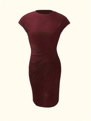 Ava | Chic Crew Neck Dress – Effortless Day-to-Night Sophistication