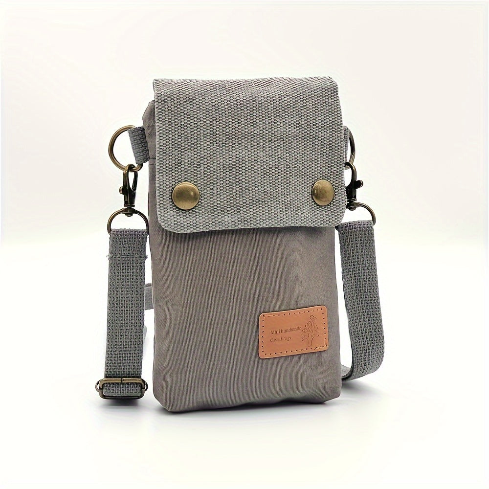 Cielo | Retro Canvas Small Crossbody Mobile Phone Bag