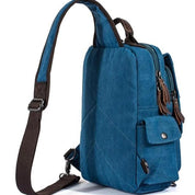 Taylor | Large Retro Canvas Crossbody Sling Travel Bag