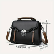 Mallory | Women's Retro Buckle Leather Crossbody Handbag