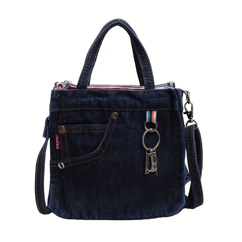 Lisa | Chic Denim Mini Crossbody Sling Handbag