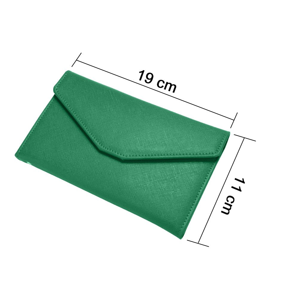 Alexia | Green Travel Wallet Passport Holder