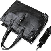 Alejandro | Large Capacity Leather Crossbody Messenger Bag
