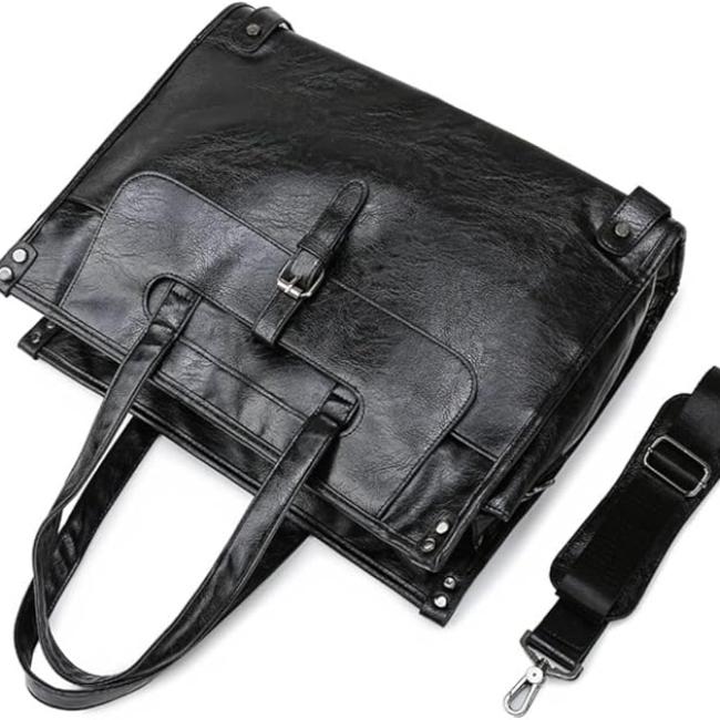 Alejandro | Large Capacity Leather Crossbody Messenger Bag