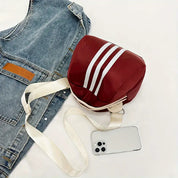 Dorian | Striped Oxford Crossbody Bag