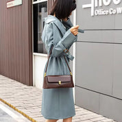 Mikayla | Vintage-Inspired Faux Leather Messenger Handbag