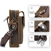 Lachlan | Men's Retro Leather Small Crossbody Shoulder Sling Bag