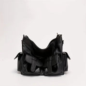 Jayceon | Large Capacity Punk Motorcycle Leather Crossbody Messenger Bag
