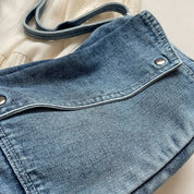Kendra | Denim Crossbody Messenger Bag