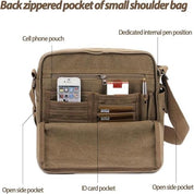 Boone | Men's Canvas Crossbody Messenger Travel Bag