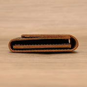 Lucas | Vintage Bifold Cow Leather Travel Wallet with Snap Button