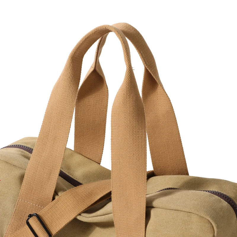 Gunnar | Vintage Canvas Large Travel Crossbody Messenger Tote Bag