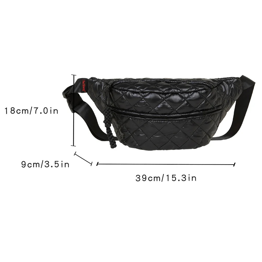 Briar | Casual Quilted Crossbody Chest Bum Bag
