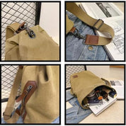 Bridger | Large Vintage Canvas Crossbody Messenger Sling Travel Bag