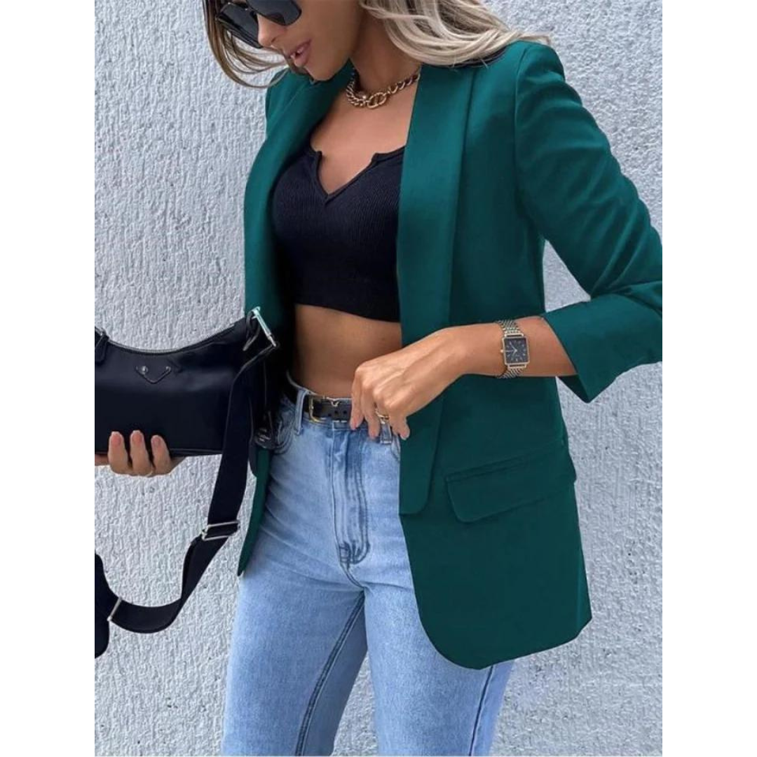 Ursulav | Women's Elegant Long Blazer | Work