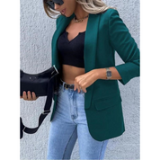 Ursulav | Women's Elegant Long Blazer | Work
